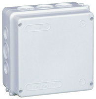 Puszka natynkowa hermetyczna biała z wkładem 5x25mm IP55 TAREL