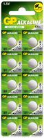 Bateria pastylkowa litowa AG10 / LR54  GP-Battery 1opk =10szt. baterii