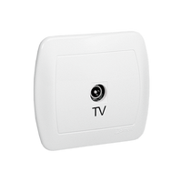 Gniazdo antenowe pojedyncze biały AKORD AAK3/11 Kontakt-Simon