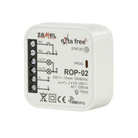 Radiowy odbiornik 2-kanałowy dopuszkowy ROP-02 Zamel EXF10000050