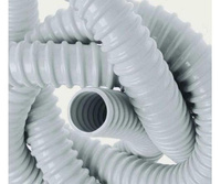 Rura karbowana giętka szara GUS 8mm odporna na UV 1mb=1szt