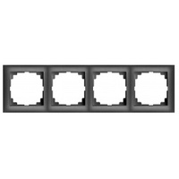 Ramka 4-krotna czarna SENTIA 1474-19 ELEKTRO-PLAST NASIELSK
