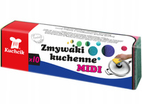 Zmywaki kuchenne gąbka midi kolorowe 10szt Kuchcik 3001
