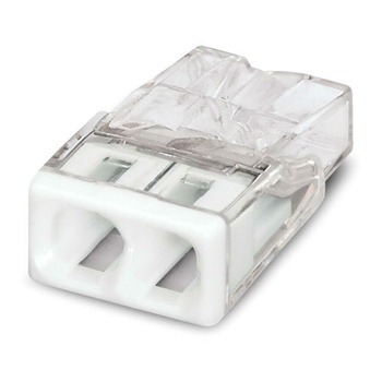 Szybkozłączka przeźroczysta 2 x 0,5-2,5mm Wago 2273-202
