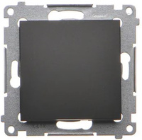 Wyłącznik pojedynczy czarny mat Simon 54 DW1.01/49