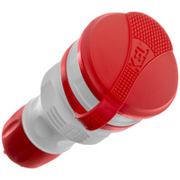 Gniazdo pojedyncze z uziemieniem hetmetyczne IP 54 szaro- czerwone Plastrol W-98001