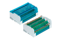 Blok rozdzielczy modułowy 15-zaciskowy 4P 125A 500V Pawbol E.4088