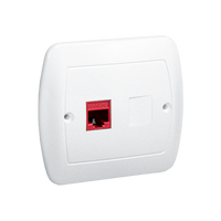 Gniazdo komputerowe pojedyncze biały AKORD AF51/11 Kontakt-Simon