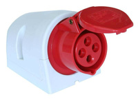 Gniazdo stałe siłowe 16A 4P 400V PCE IP44
