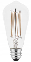 Żarówka LED FILAMENT WAVE 6,0W 500lm 2200K ST64 E27 360st GTV LD-ST64FLW6-22