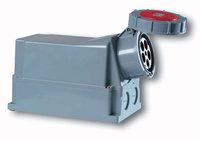 Gniazdo stałe stałe 125A 5P 400V IP67 PCE 145-6 