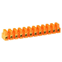 Listwa zaciskowa ghwintowana 12-torowa 16mm pomarańczowy LTF 12-16 Simet 21612108 
