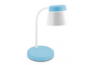 Lampka biurkowa niebieska Helin 6W 350lm 4000K 240V GTV LB-HEL6W-25-DEC