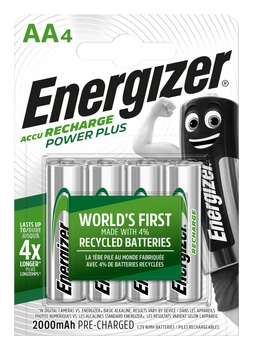 Akumulatorki LR06 / AA  2000mAh Power Plus Energizer opk= 4szt 
