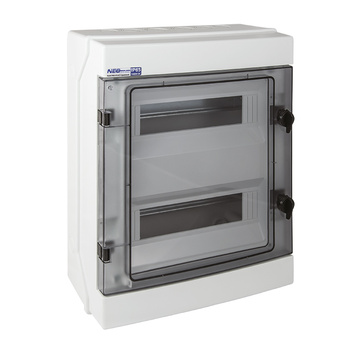 Rozdzielnia natynkowa hermetyczna modułowa 2 x 12-mod IP65 RH 36.24