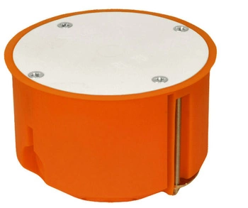 Puszka łączeniowa regips 70mm z przykręcaną pokrywą P70F Simet 33242008