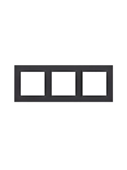 Ramka 3-krotna czarny mat Simon 10 CR3/49 Kontakt-Simon