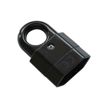 Gniazdo przenośne z uchwytem bez uziemienia czarne Elgotech GP2C