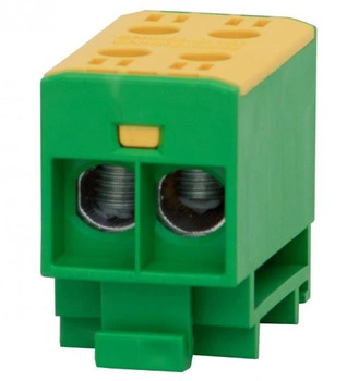 Złączka szynowa 2-torowa 2 x 2 x 35mm2 Al/Cu żółto zielona ZU F-Elektro F2.0292