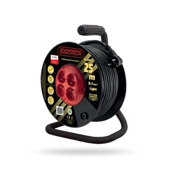 Przedłużacz bębnowy z uziemieniem 40m OW 3x1,5 4xGS STRONG Elgotech PZB-40-40G