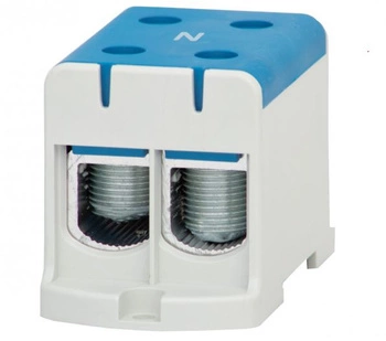 Złączka szynowa 2-torowa 2 x 2 x 240 mm2 Al/Cu niebieska ZU F-Elektro F2.0303