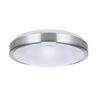 Plafon okrągły srebrny ALEX LED C 12W 840lm 4000K IP44 03562 Strühm