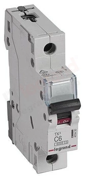 Wyłacznik nadprądowy 1P C 6A Legrand 605606
