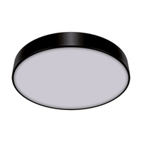 Plafon okrągły czarny TOTEM LED C 16W 1510lm 4000K IP20 03926 Strühm
