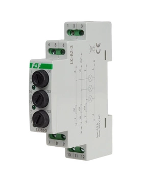 Lampka modułowa z zabezpieczeniem 3-fazowa żółta-czerwona-zielona F&F LK-BZ-3K