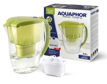 Dzbanek filtrujący limonka Jasper  2,8 L Aquaphor + wkład filtrujący B100-25 Maxfor
