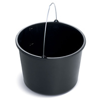 Wiadro gospodarcze z uchwytem czarne 5 L BUCKET KBU05-S411