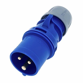 Wtyczka przenośna jednofazowa 16A 3P IP44 250V PCE 013-6