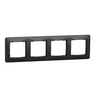 Ramka 4-krotna czarny antracyt Sedna Design SDD314804 Schneider