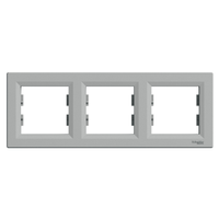 Ramka 3-krotna aluminium Asfora EPH5800361 Schneider