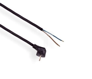 Przewód przyłączeniowy z wtyczką bez uziemienia 55mb OW 2x1 Elgotech PZ1-5-G