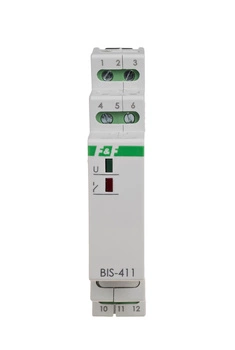 Przekaźnik bistabilny 1P 16A 230V AC z pamięcią Inrush 160A/20ms F&F BIS-411M-LED
