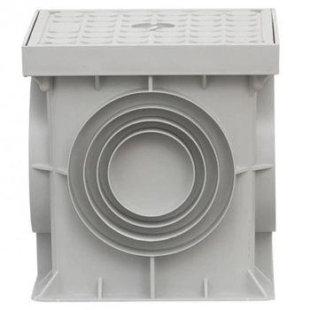 Studzienka probiercza gruntowa szara 200mm x 200mm x 200mm F-elektro F8.0008