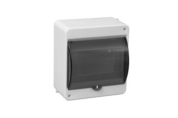 Rozdzielnia natynkowa 6-modułowa z szybą N+PE IP20 Pawbol C.2031