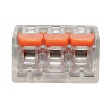 Szybkozłączka uniwersalna linka - drut 3 x 0,14-4 mm2 F-elektro F2.0276