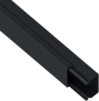 Korytko kablowe czarne 15 x 25mm MKI AKS 111322 2mb=1szt