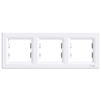 Ramka 3-krotna pozioma biały Asfora EPH5800321 Schneider