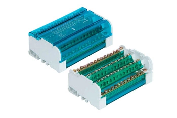 Blok rozdzielczy modułowy 15-zaciskowy 4P 125A 500V Pawbol E.4088