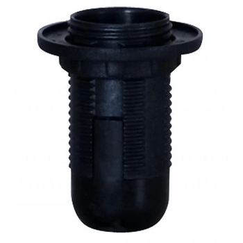 Oprawka termoplastyczna czarna z kołnierzem E14-1 F-elektro F4.0104