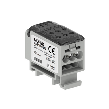 Blok rozdzielczy szary 2x 2.5-16mm wy 6x 2.5-6mm 1000VAC/1500VDC Morek MAB1080G10