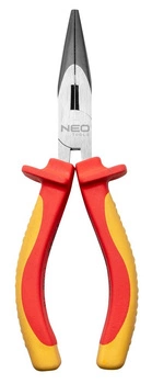 Szczypce wydłużone proste izolowane 160 mm 1000V NEO 01-242