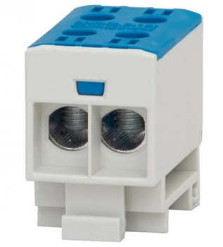 Złączka szynowa 2-torowa 2 x 2 x 35mm2  Al/Cu niebieska ZU F-Elektro F2.0291