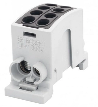 Złączka szynowa HLK 100A-2 (1x25,1x16 / 1x25,1x16) czarny F-Elektro F2.0355