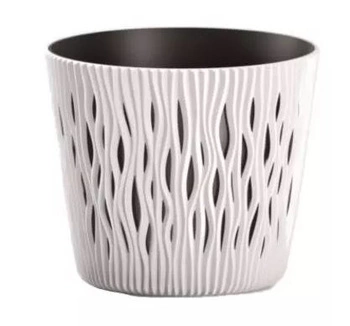 Doniczka biała SANDY ROUND DSR220-S449