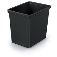 Kosz na śmieci bez pokrywko czarny 23L SYSTEMA BASICA Keden NKS23B-S411