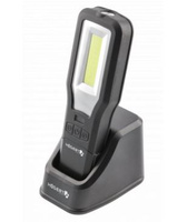 Lampa warsztatowa akumulatorowa z bazą LED USB Hogert HT1E408
